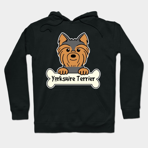 Yorkshire Terrier Hoodie by AnitaValle